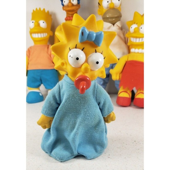 VTG. 1990 THE SIMPSON FAMILY DOLLS COMPLETE ~ MATT GROENING & 20th CENTURY FOX - Picture 4 of 16
